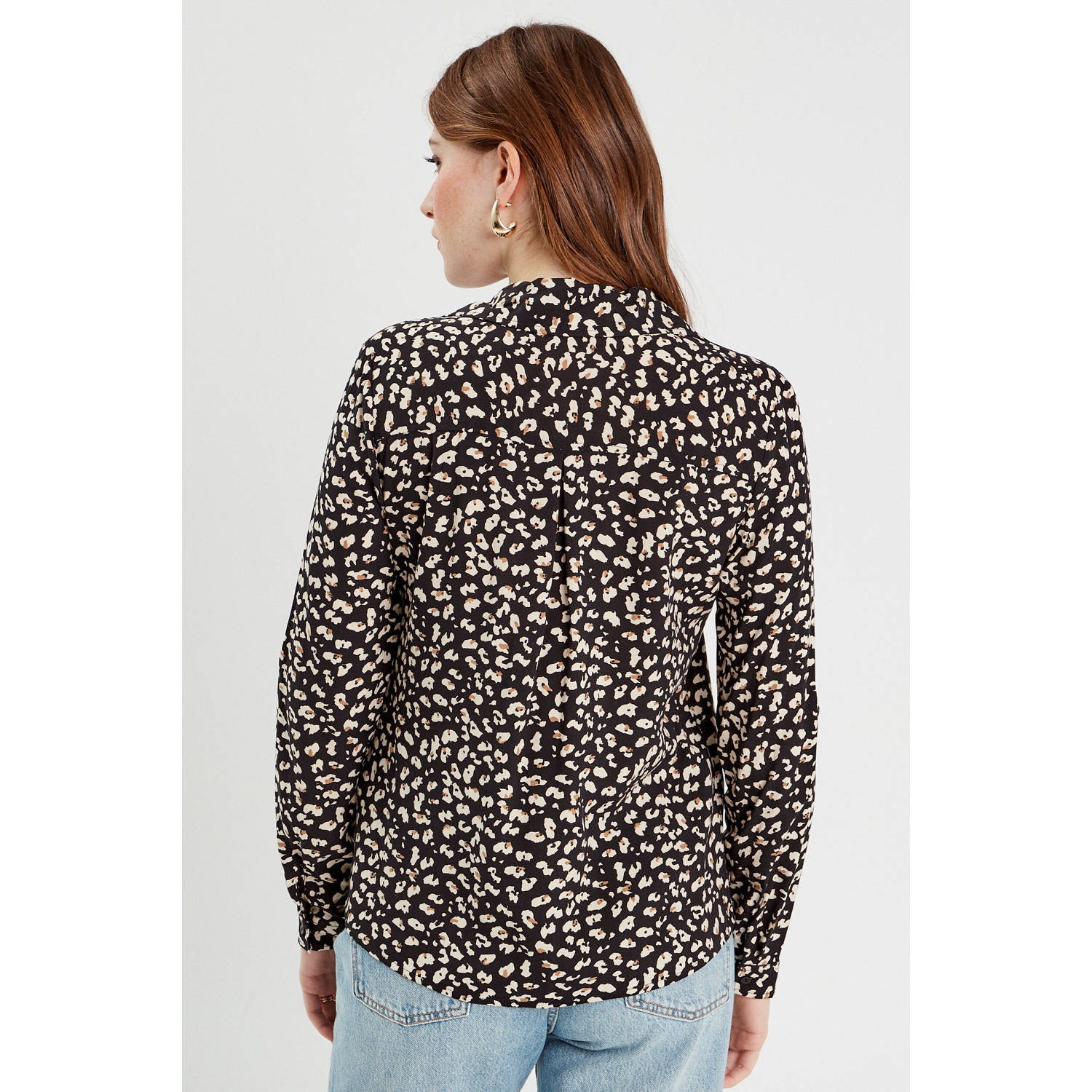 Cache blouse zwart