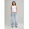 America Today low waist oversized jeans light blue denim
