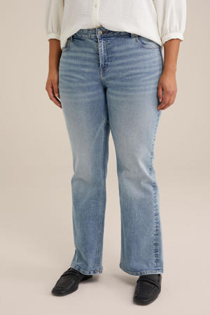 straight leg jeans light blue denim