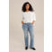 WE Fashion Curve straight leg jeans light blue denim