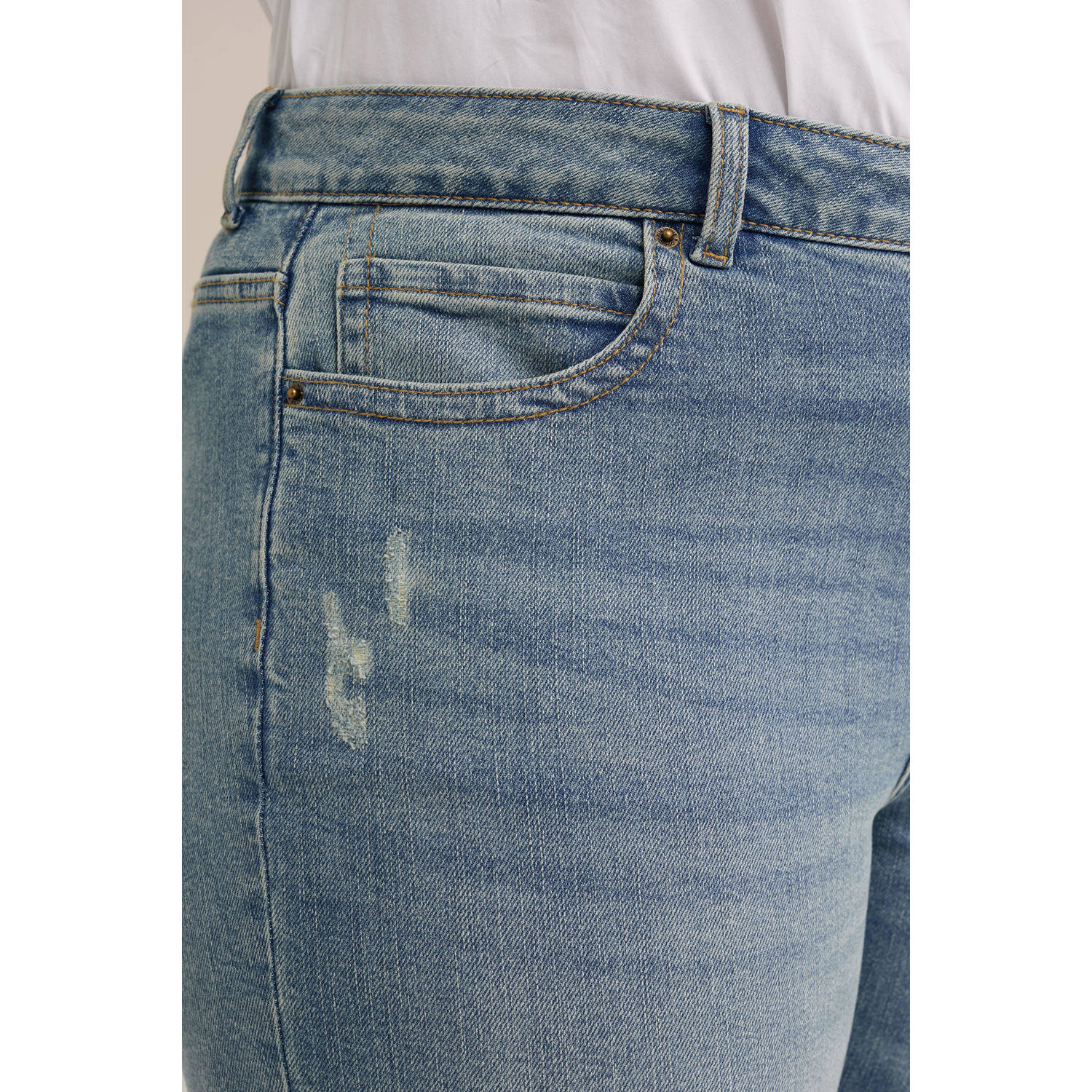 WE Fashion Blue Ridge regular waist mom jeans medium blue denim