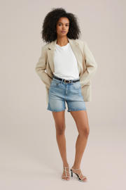 thumbnail: WE Fashion Blue Ridge slim regular waist denim short medium blue denim