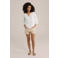 WE Fashion Blue Ridge slim regular waist casual short beige