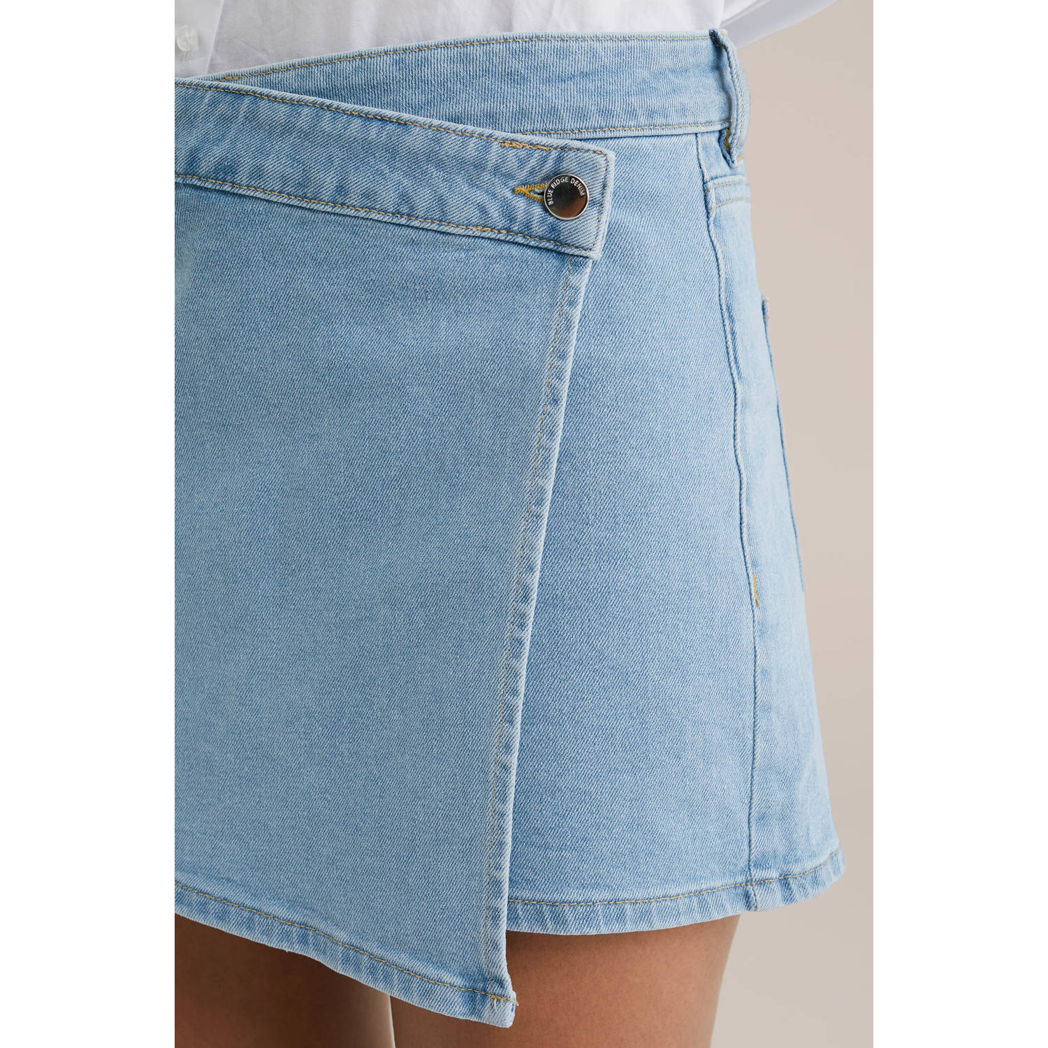WE Fashion Blue Ridge skort light blue denim