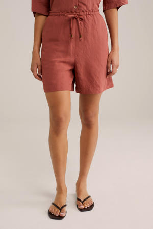 regular waist casual short roodbruin