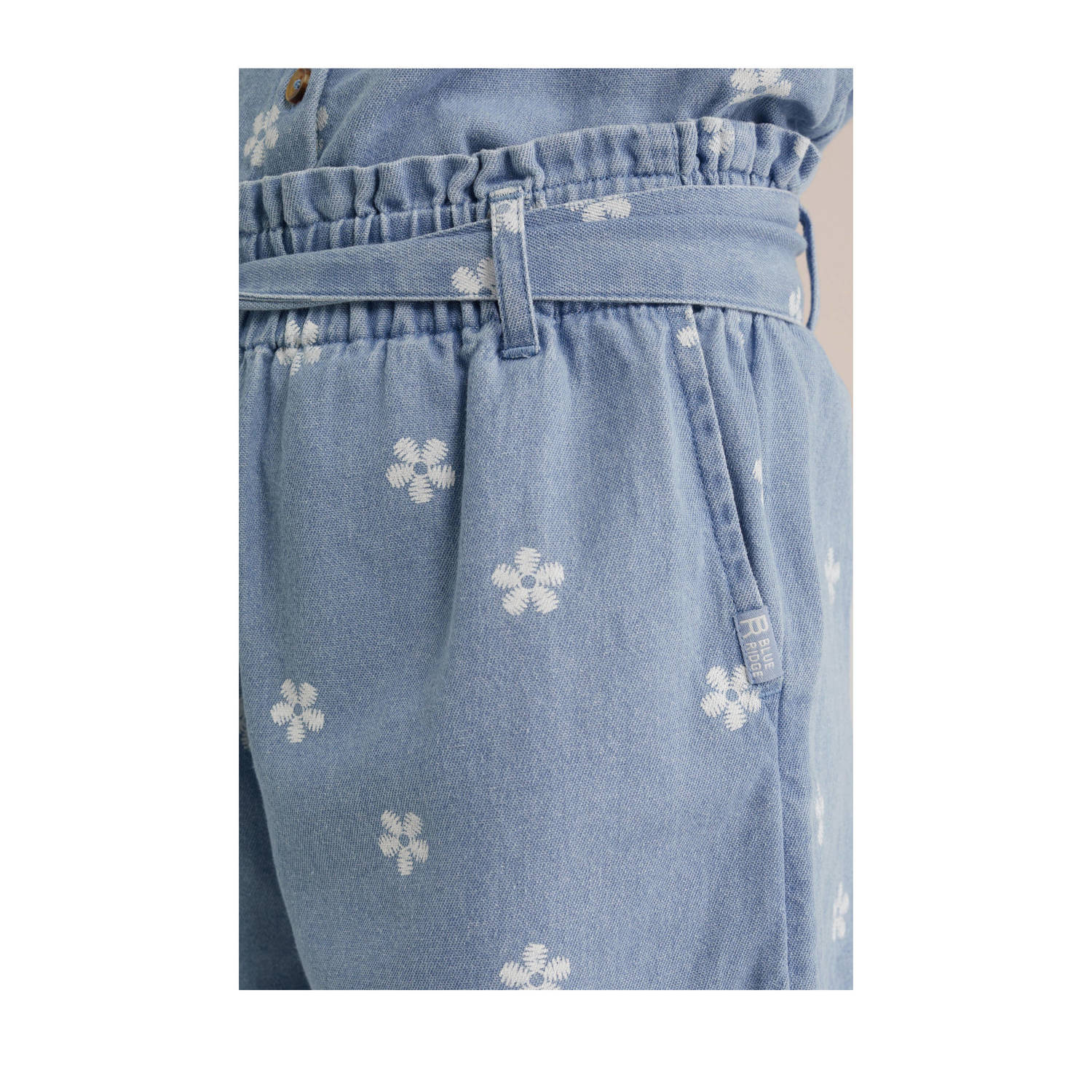 WE Fashion Blue Ridge denim shorts light blue denim