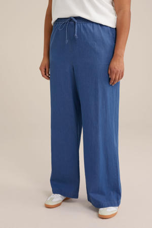 straight jeans medium blue denim