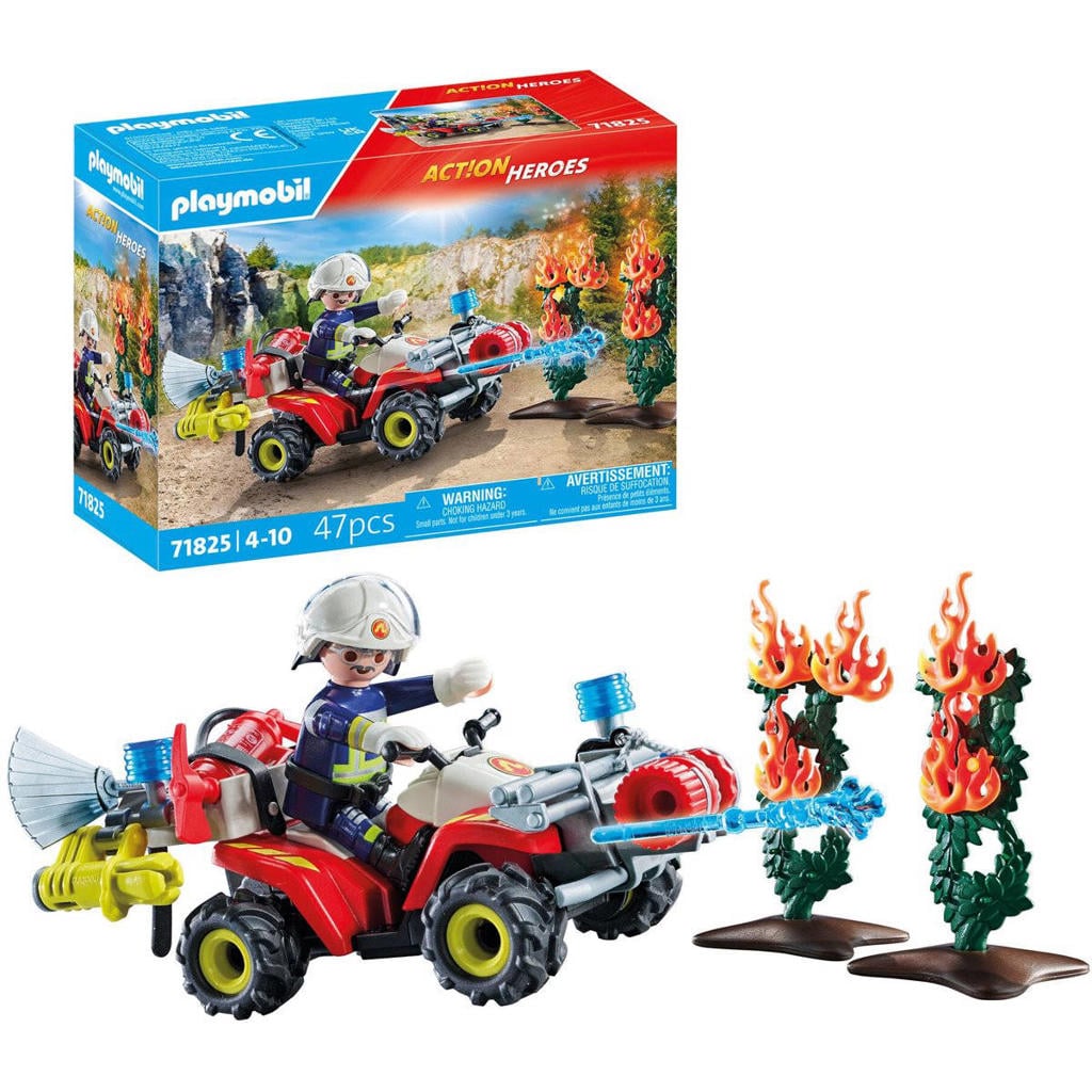 Playmobil Action Heroes Brandweer Quad 71825