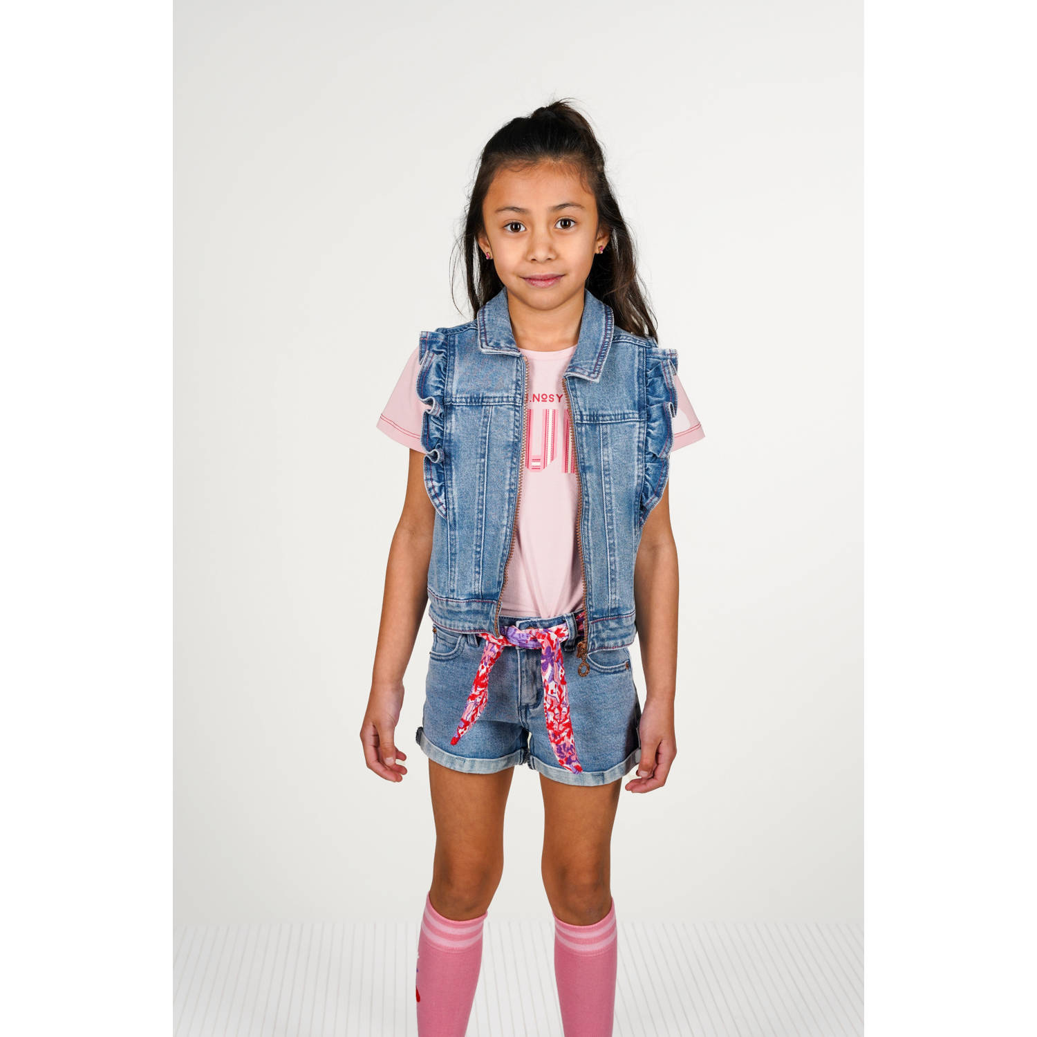 B.Nosy gilet light blue denim
