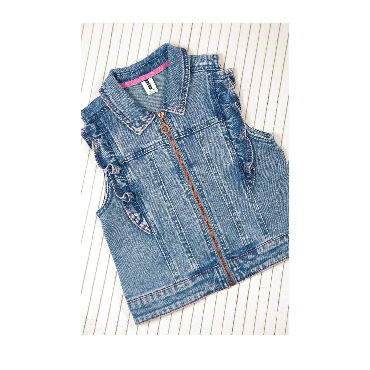 B.Nosy gilet light blue denim
