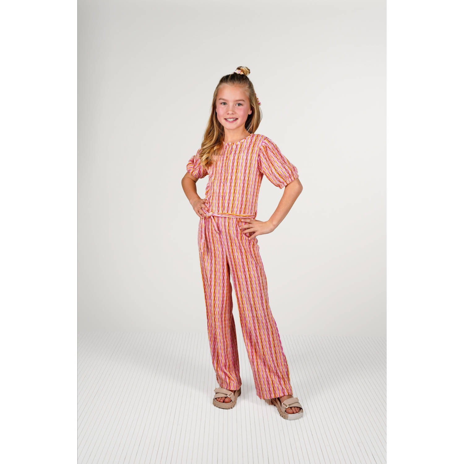 B.Nosy straight jumpsuit oranje