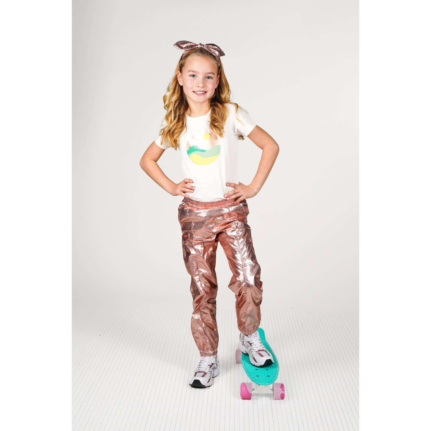 B.Nosy tapered casual broek roze