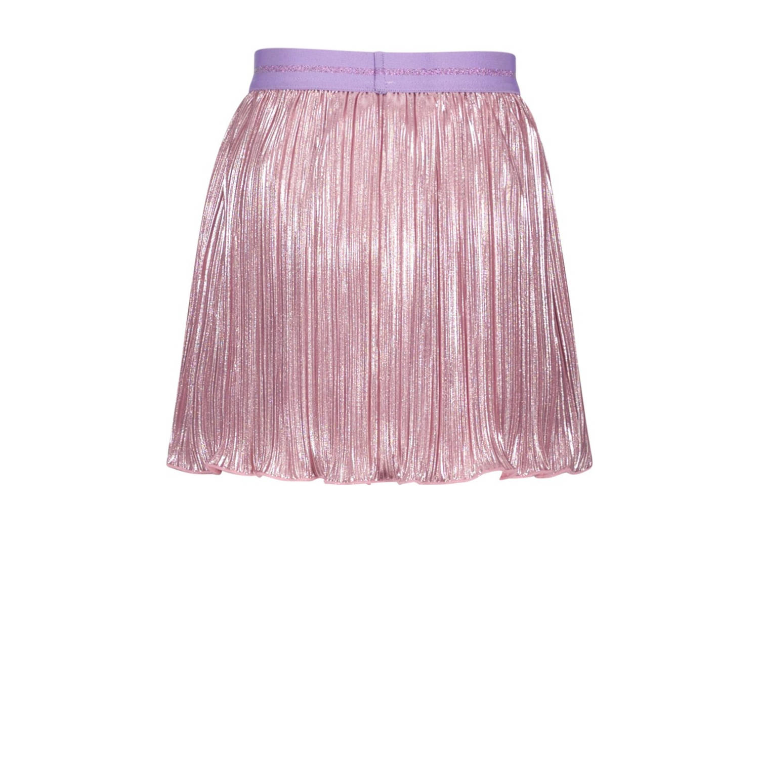 B.Nosy plissé rok roze
