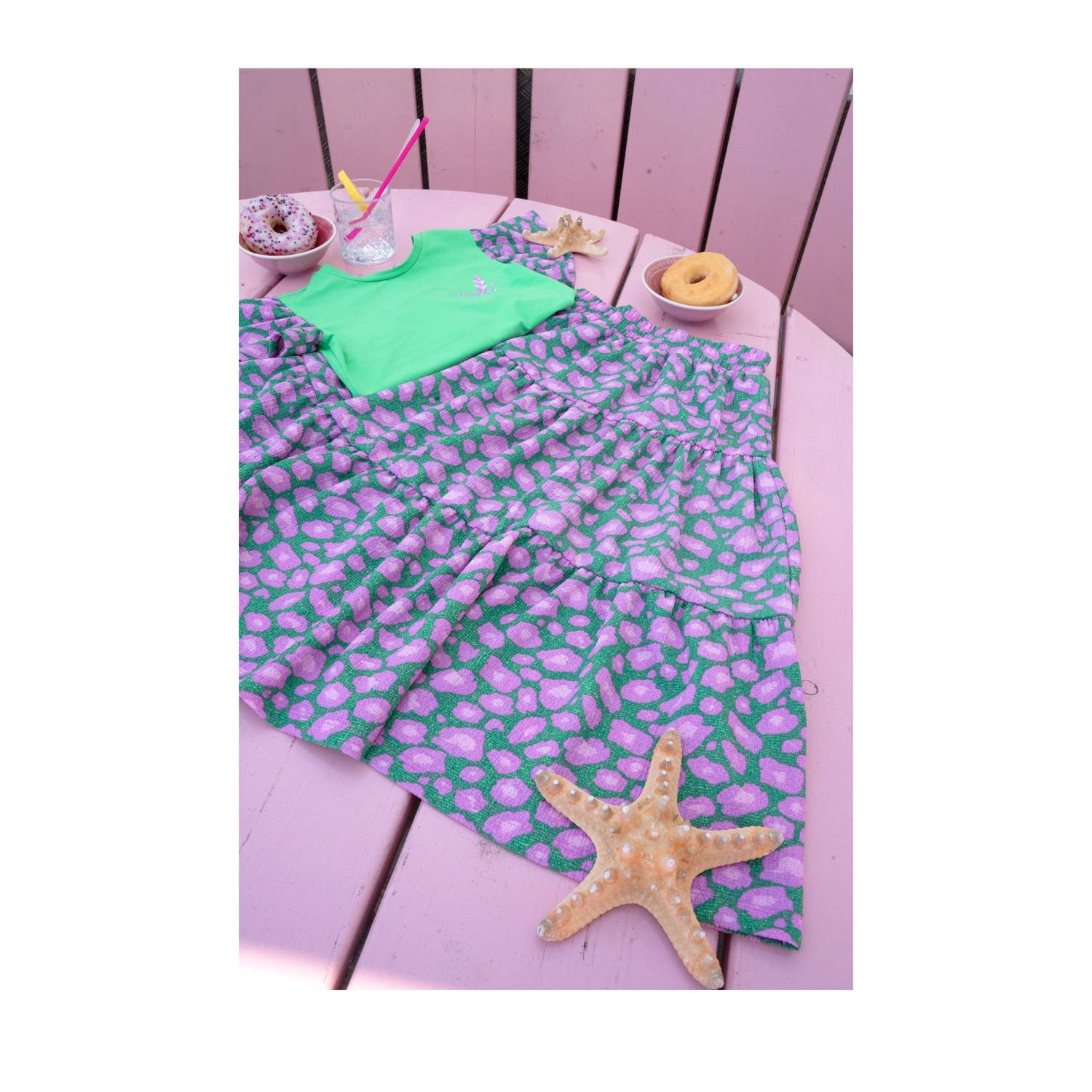 B.Nosy midi rok groen
