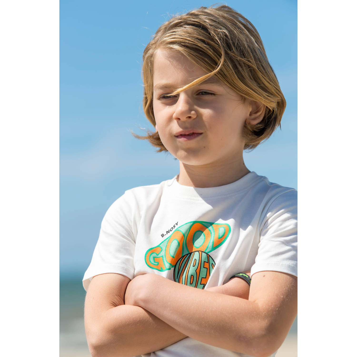 B.Nosy T-shirt wit