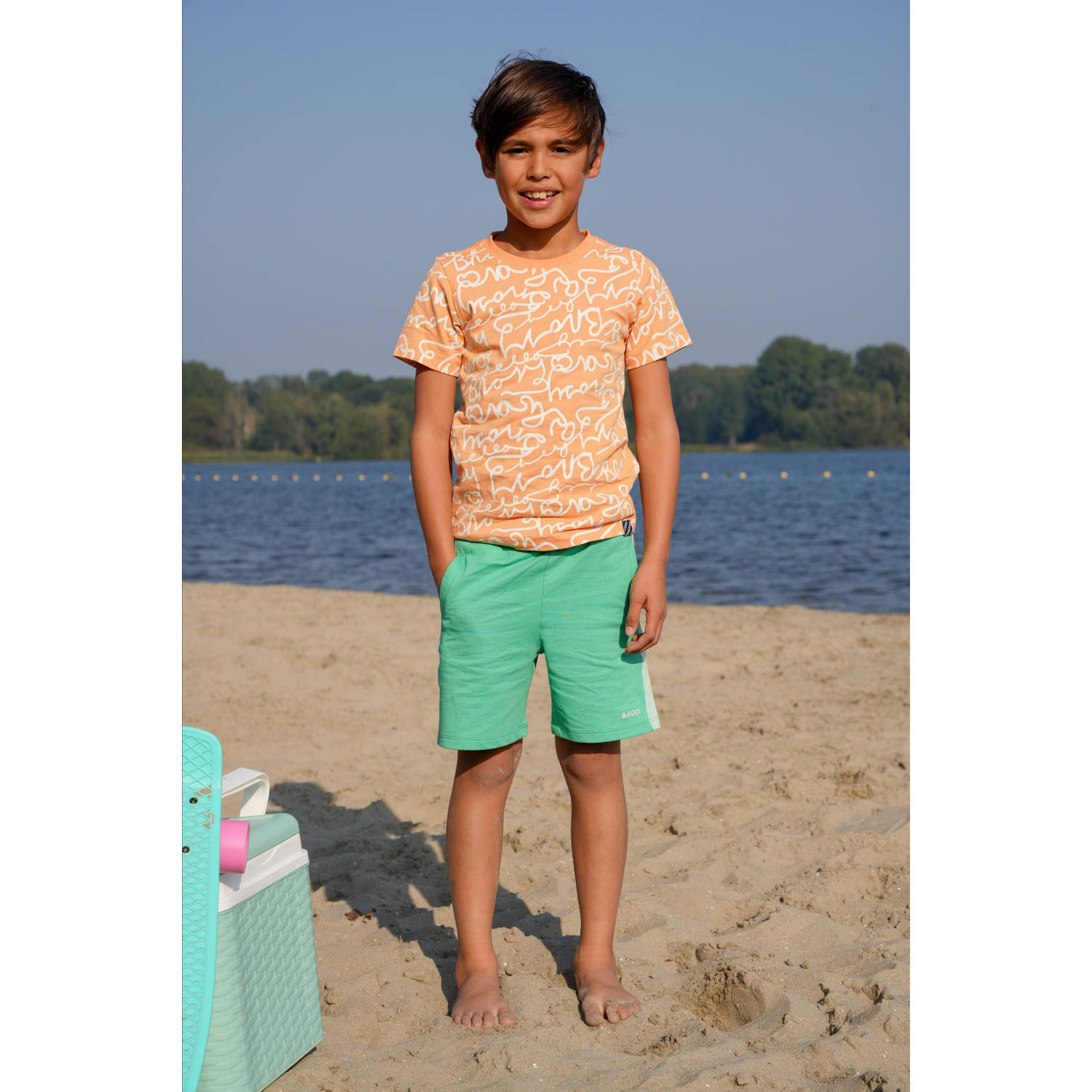 B.Nosy T-shirt oranje
