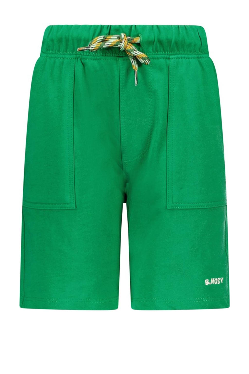 Groene jongens B.Nosy sweatshort met regular waist, elastische tailleband met koord en effen