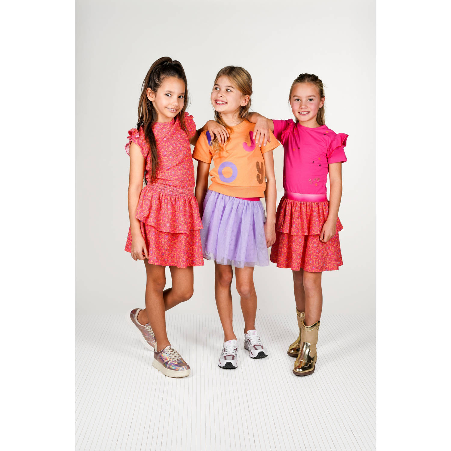 B.Nosy midi jurk roze