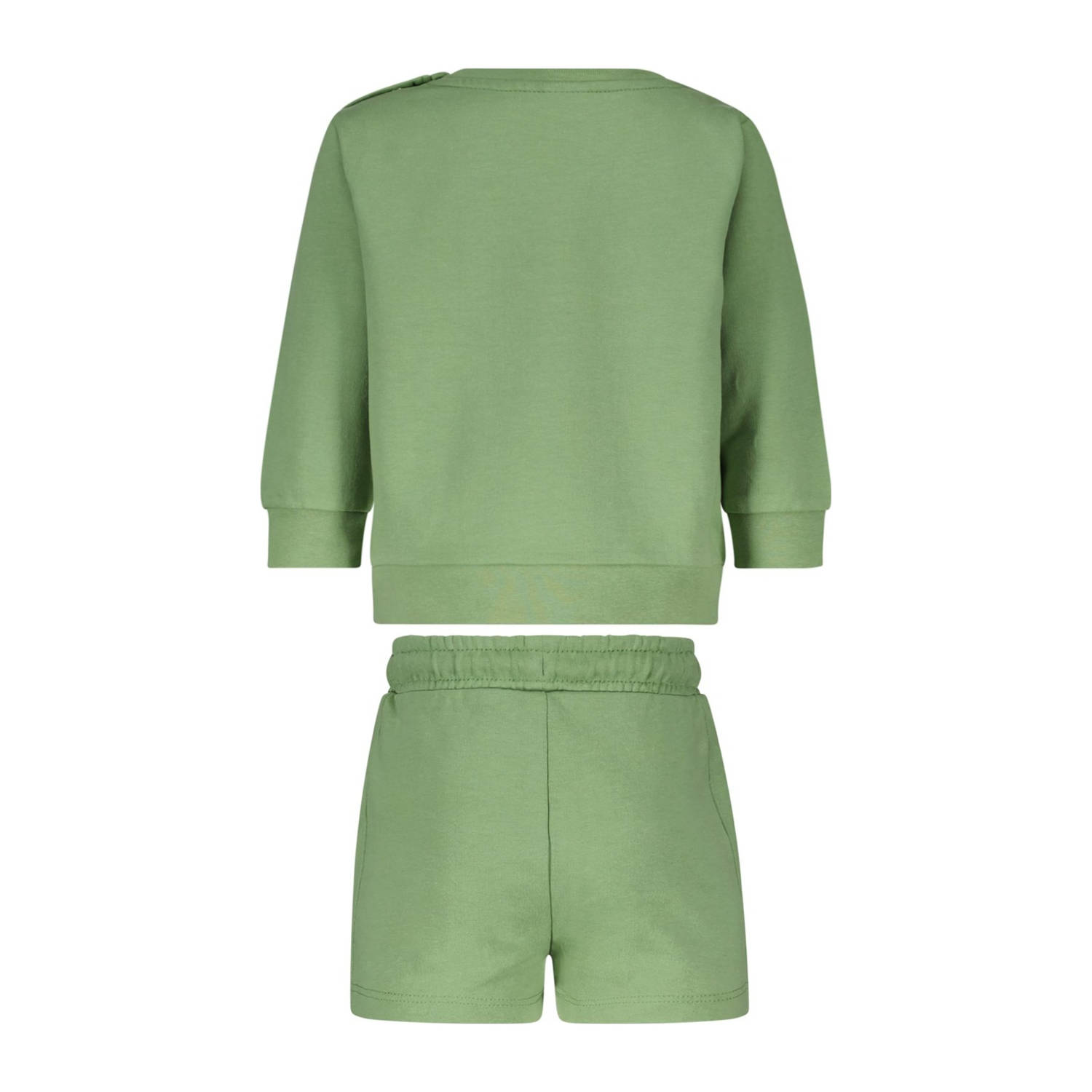 B.Nosy sweater + sweatshort groen
