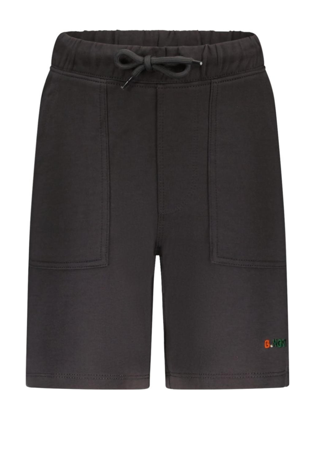 Grijze jongens B.Nosy sweatshort met regular waist, elastische tailleband met koord en effen