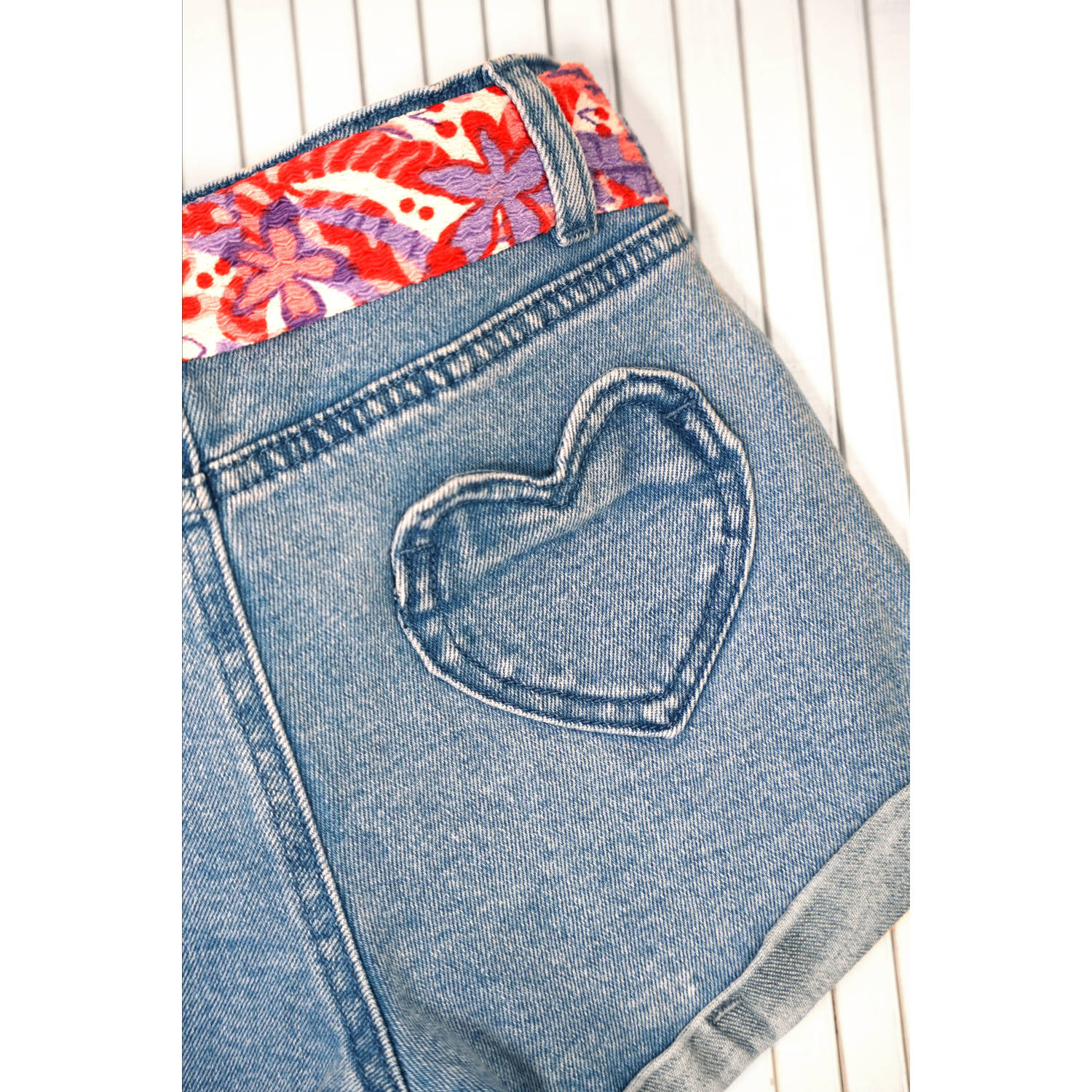 B.Nosy denim short light blue denim