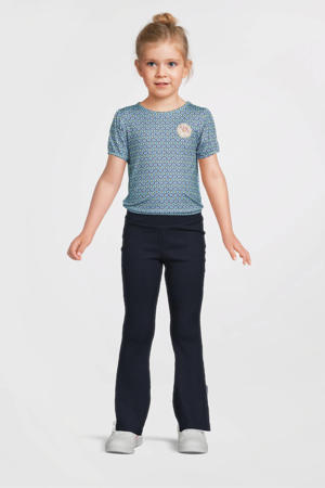 flared legging donkerblauw
