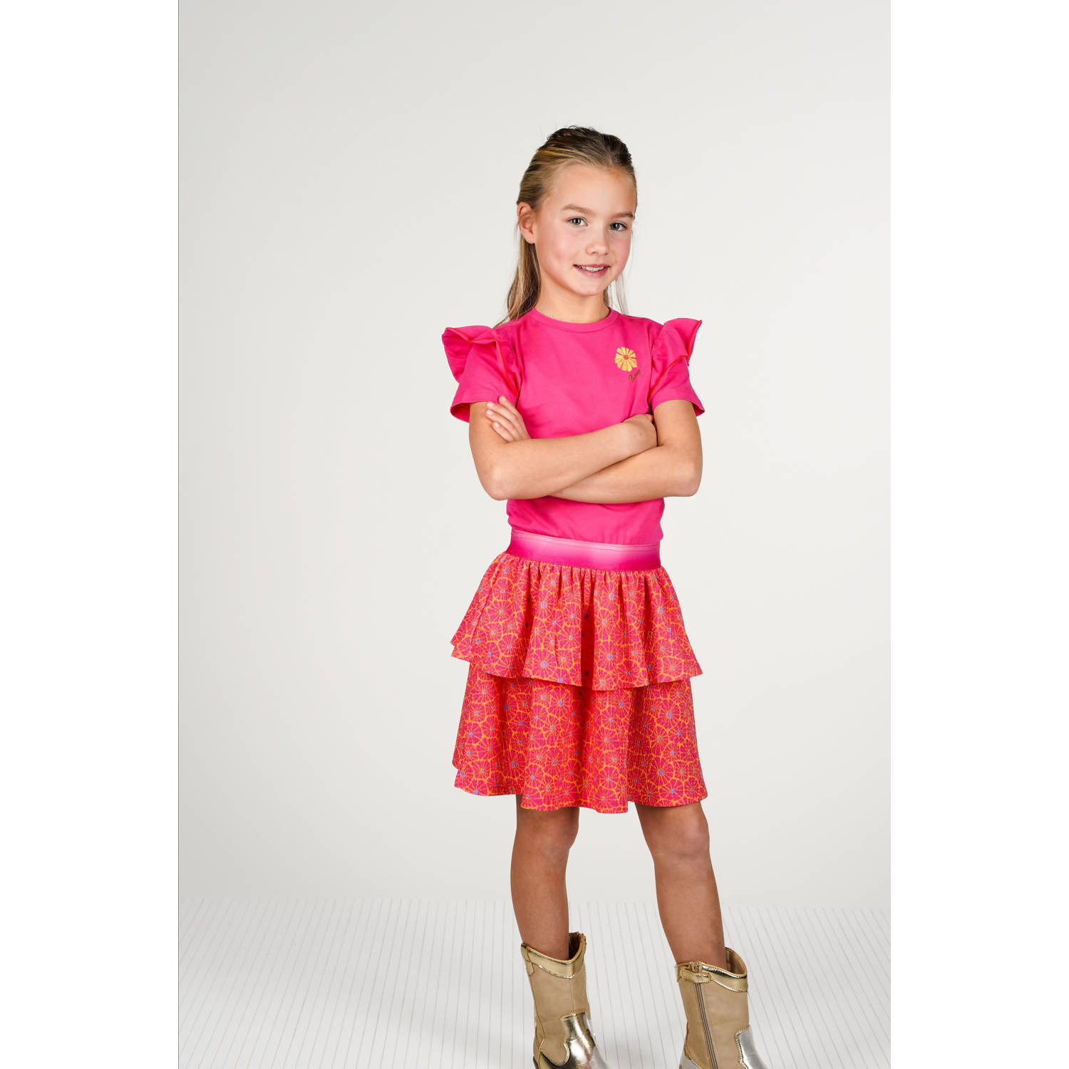 B.Nosy midi jurk roze
