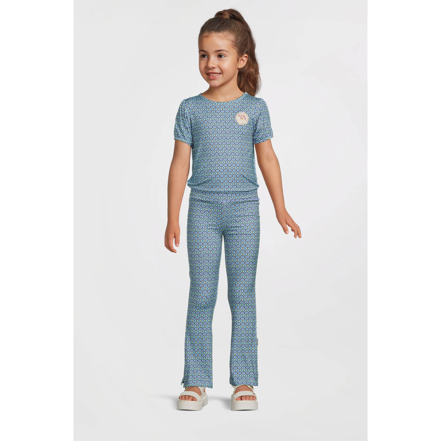 B.Nosy flared legging lichtblauw