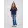 Vingino flared jeans medium blue denim