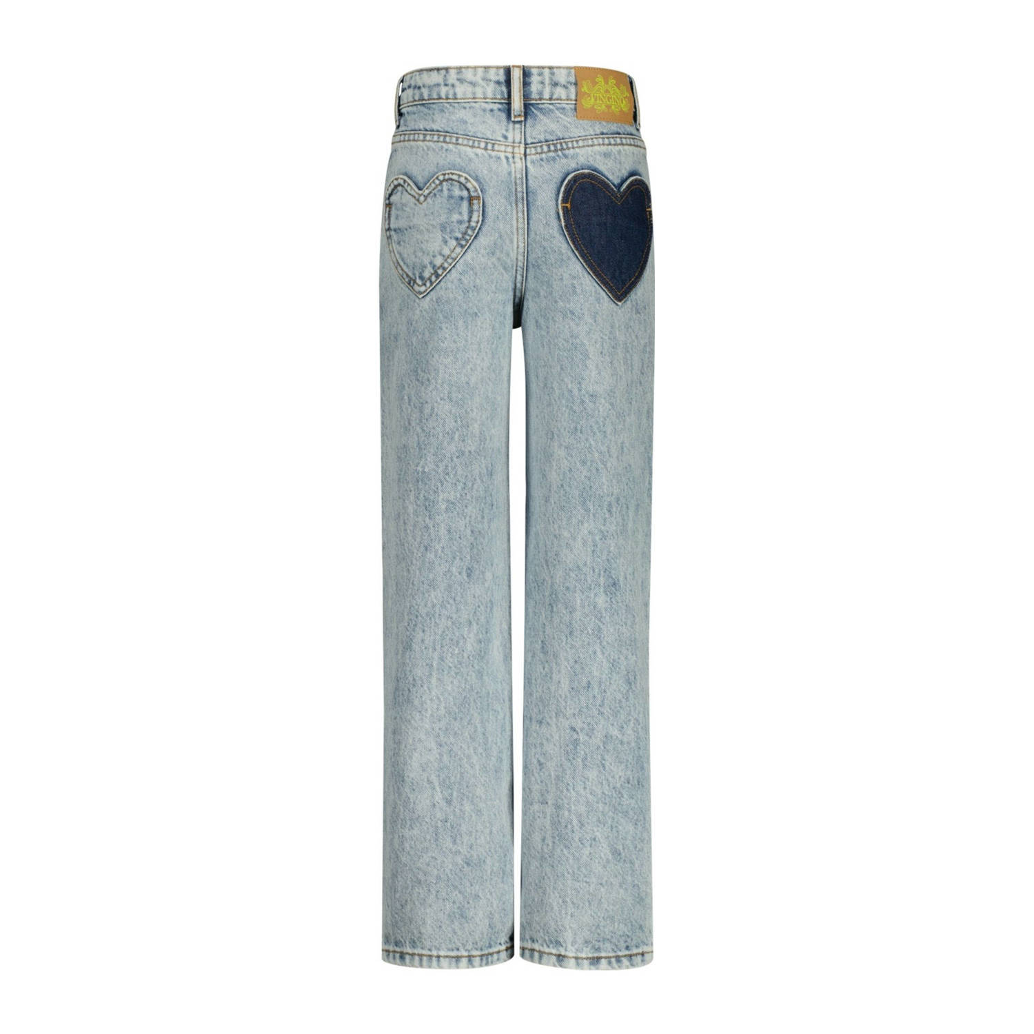 Vingino wide leg jeans light blue denim