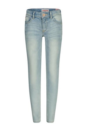 regular waist skinny jeans light blue denim