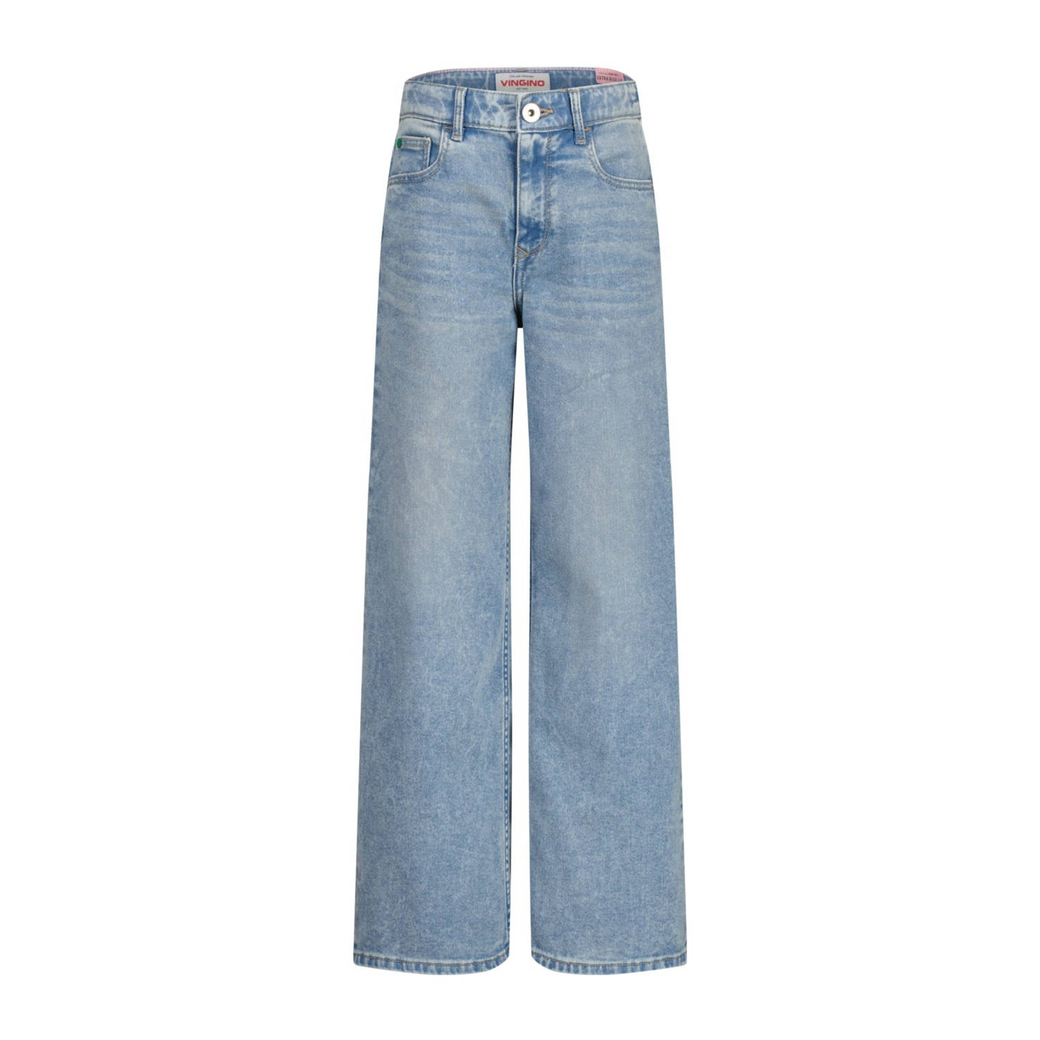 Vingino wide leg jeans light blue denim