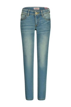 regular waist skinny jeans medium blue denim