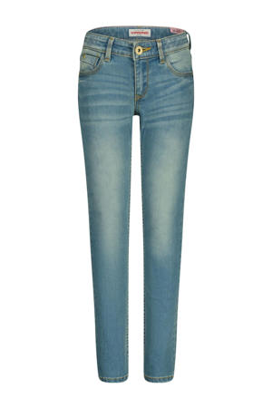 regular waist skinny jeans medium blue denim