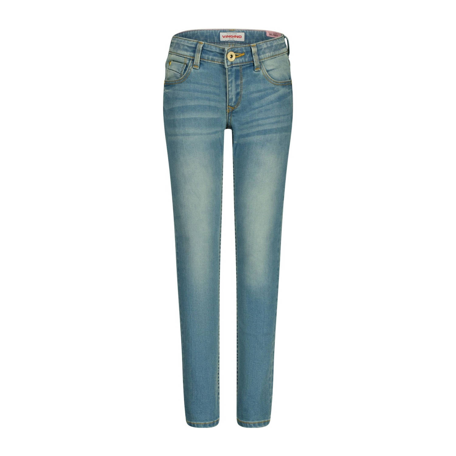 Vingino regular waist skinny jeans medium blue denim