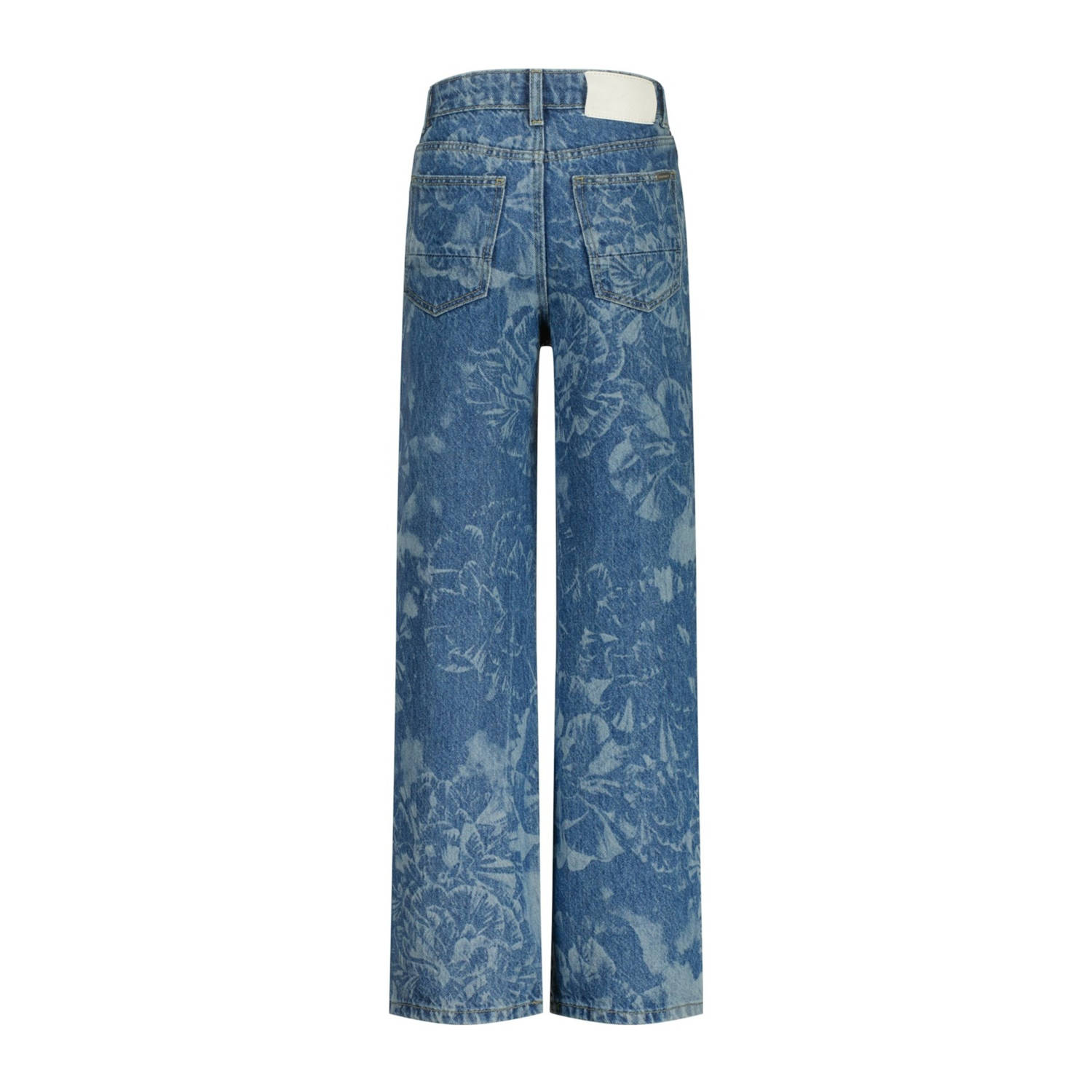 Vingino high waist wide leg jeans medium blue denim