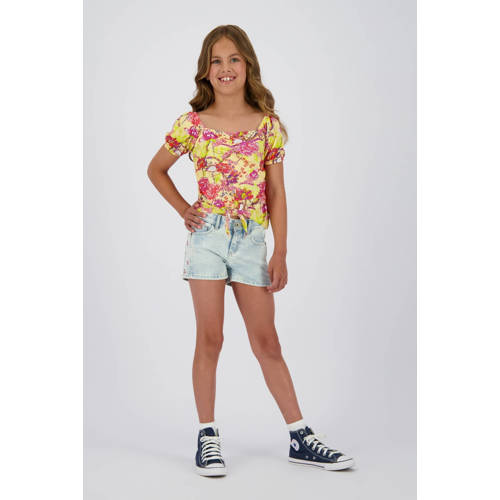 Vingino regular denim short light blue denim afbeelding
