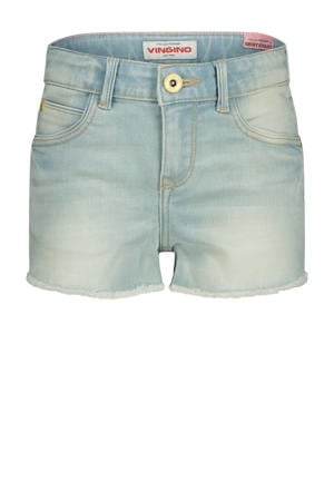 regular denim short light blue denim