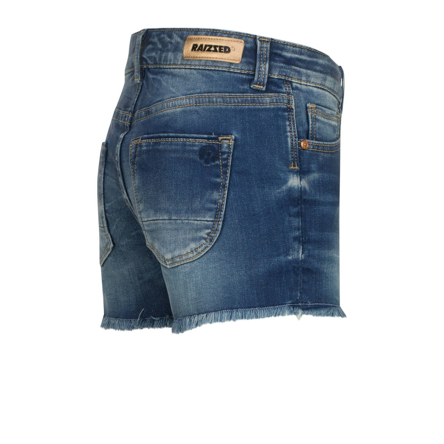 Raizzed regular denim short medium blue denim
