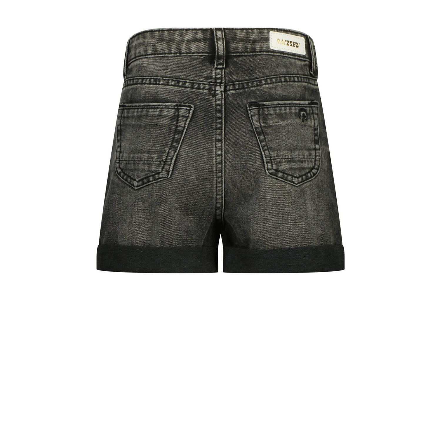 Raizzed regular denim short black denim