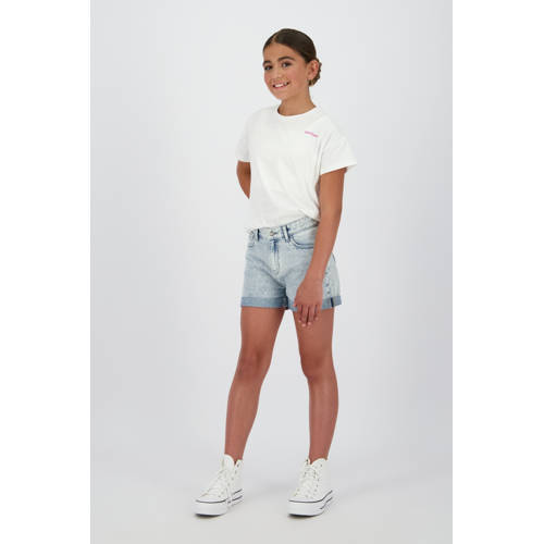 Raizzed regular denim short light blue denim afbeelding