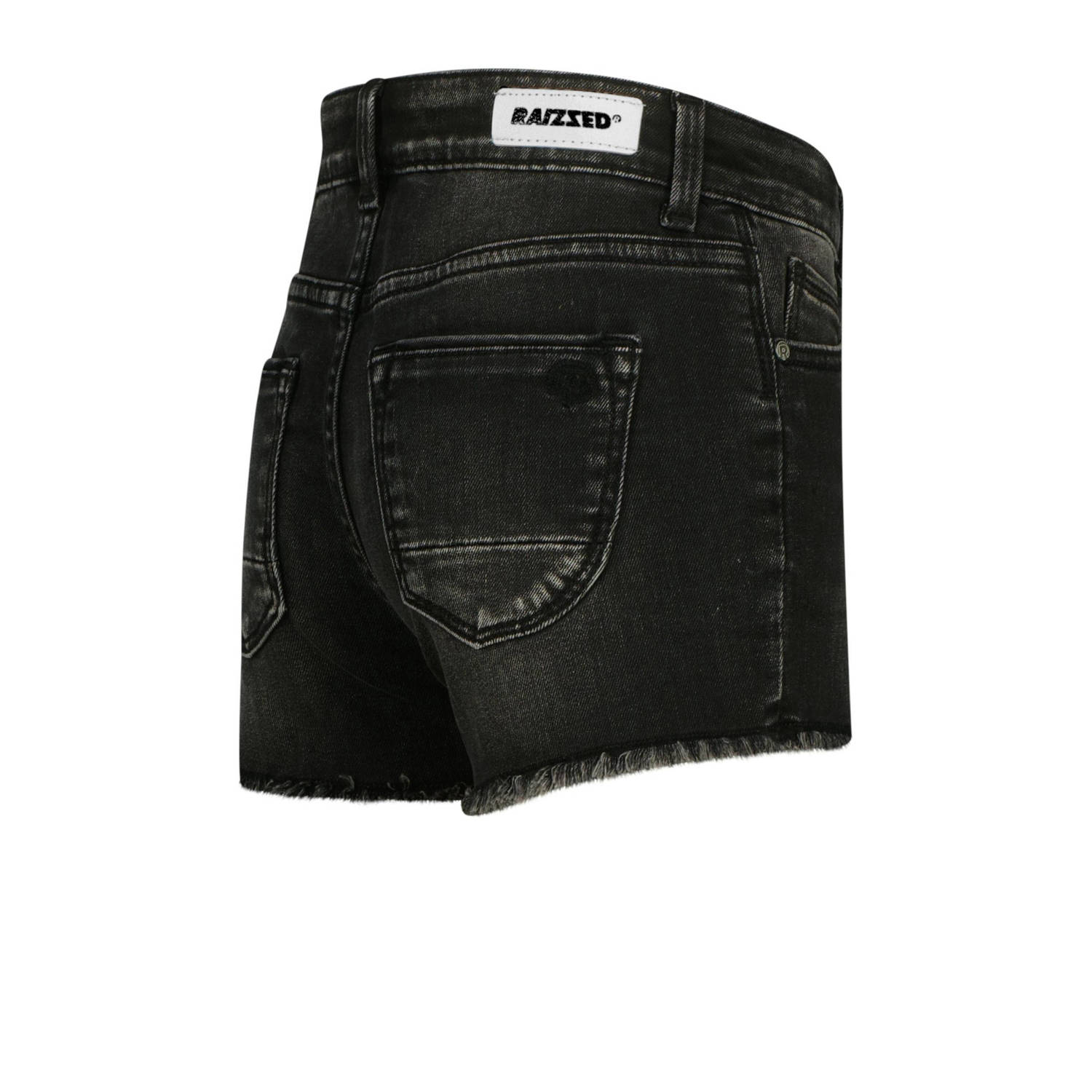 Raizzed regular denim short black denim