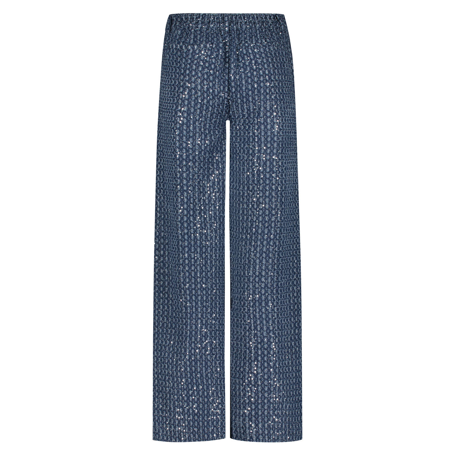 Tramontana medium blue denim met glitter