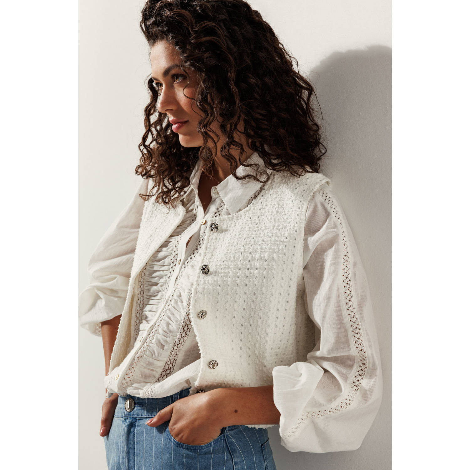Tramontana gilet ecru