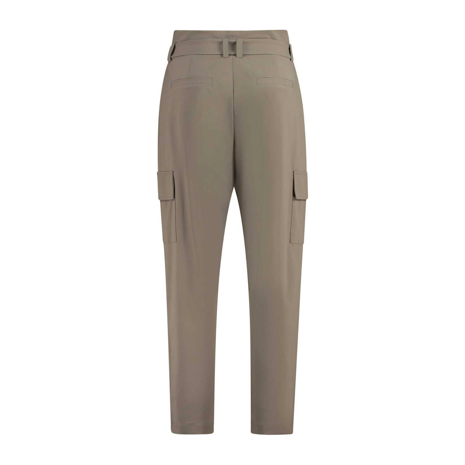 Expresso broek van travelstof kaki