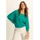 Expresso trui groen rib gebreid