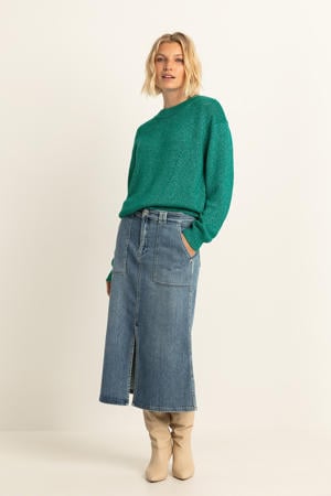spijkerrok medium blue denim