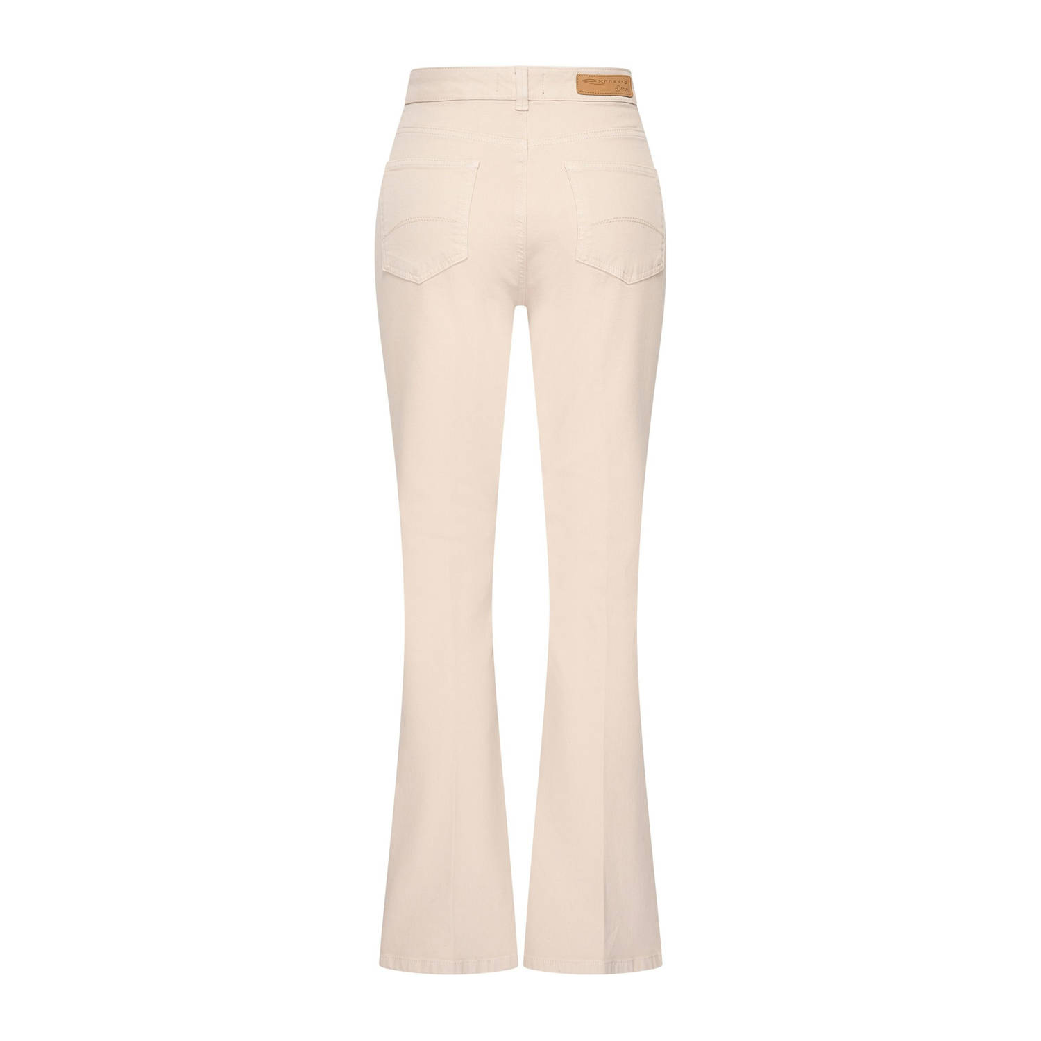 Expresso high waist flared jeans ecru