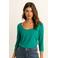 Expresso top van jersey groen