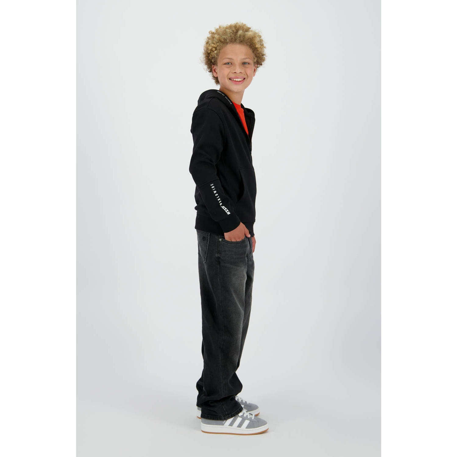 Raizzed sweatvest zwart